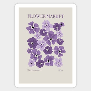 Flower market n2 Sticker